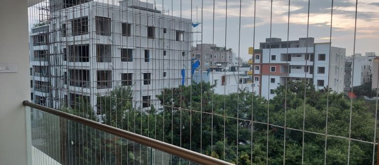 Invisible Grill For Balcony Safety